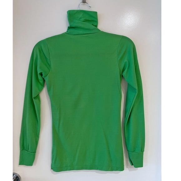 Vintage WRANGLER Turtleneck - Kelly Green - Picture 2 of 4
